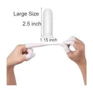 Cunas grandes desechables de látex para dedos de goma_4