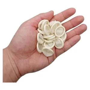 Cunas grandes desechables de látex para dedos de goma_2