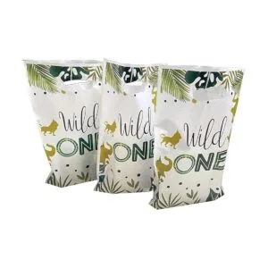 30 bolsas de regalo Wild One de la selva de animales_5