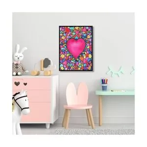 NAIMOER Kits de pintura de diamante 5D DIY con corazón_5