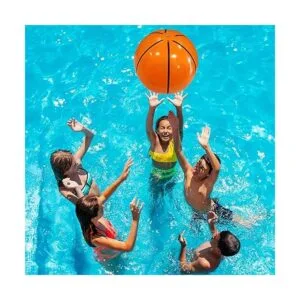 4Es Novelty Balón de baloncesto inflable de 20 pulgadas_3