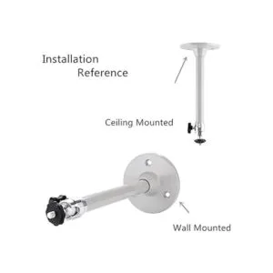 V LED Warehouse colgador para montaje en techo y pared de_3