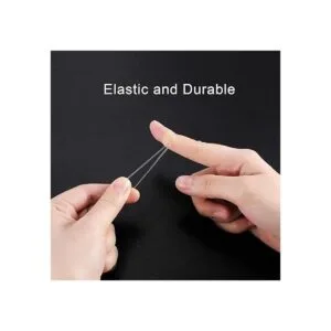 LUTER Pulsera elástica de 0.039 in transparente con_5