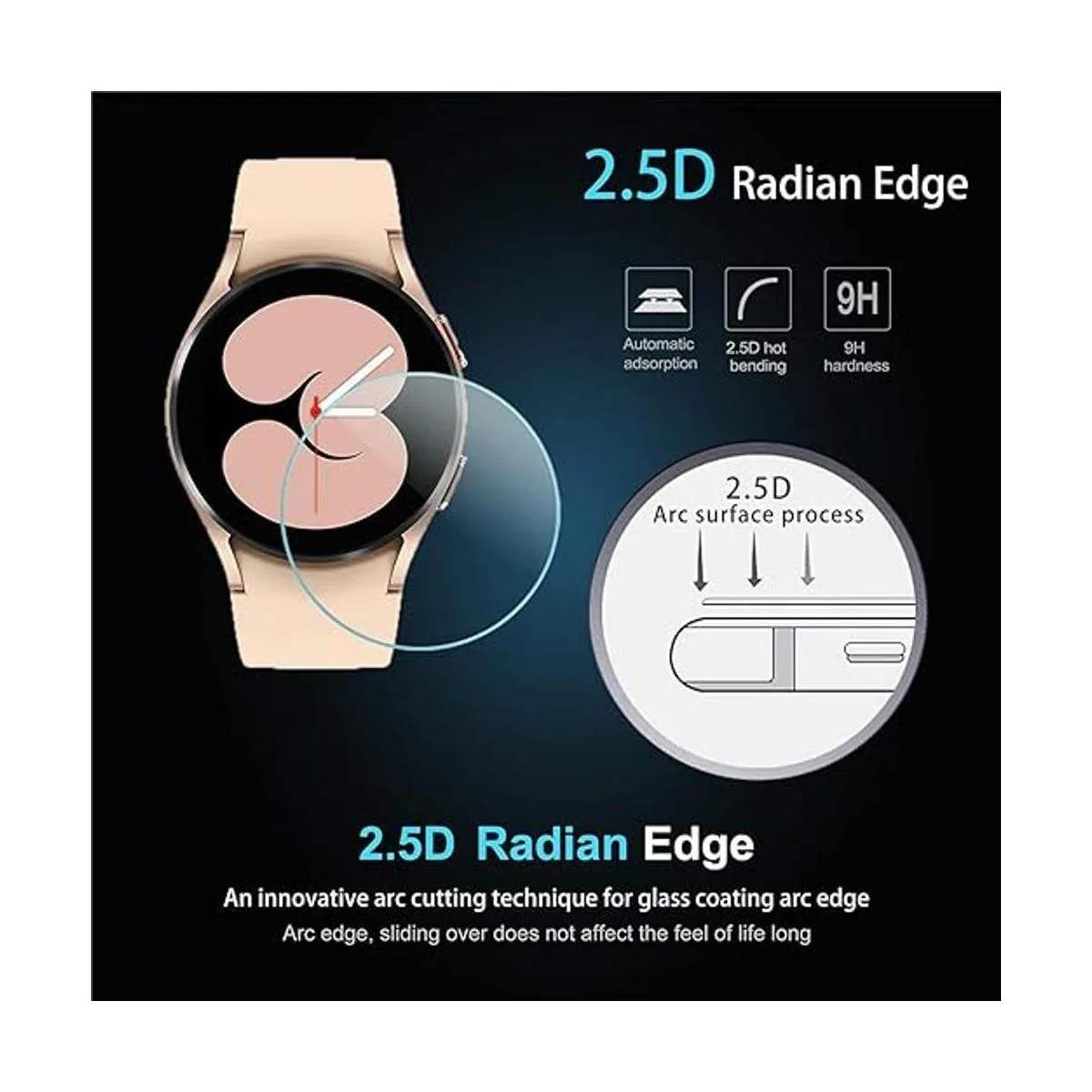 Suoman Paquete de 4 protectores de pantalla para Galaxy_4