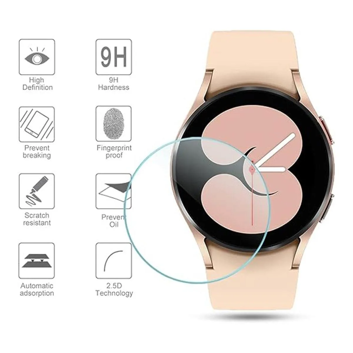 Suoman Paquete de 4 protectores de pantalla para Galaxy_3