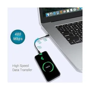 Cable de carga rápida USB C a USB C de 60 W paquete de 3_3