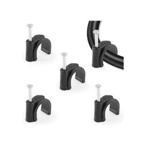 Rierdge 100 abrazaderas de media pinza en J con clavo 12_2