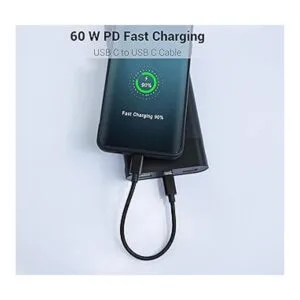 Cable de carga rápida USB C a USB C de 60 W paquete de 3_2