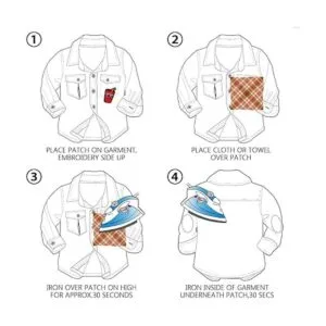 Parches de hierro para ropa de conejitos lindos con_7