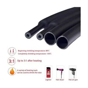 Purplefox Tubo termorretráctil 31 con forro adhesivo_4