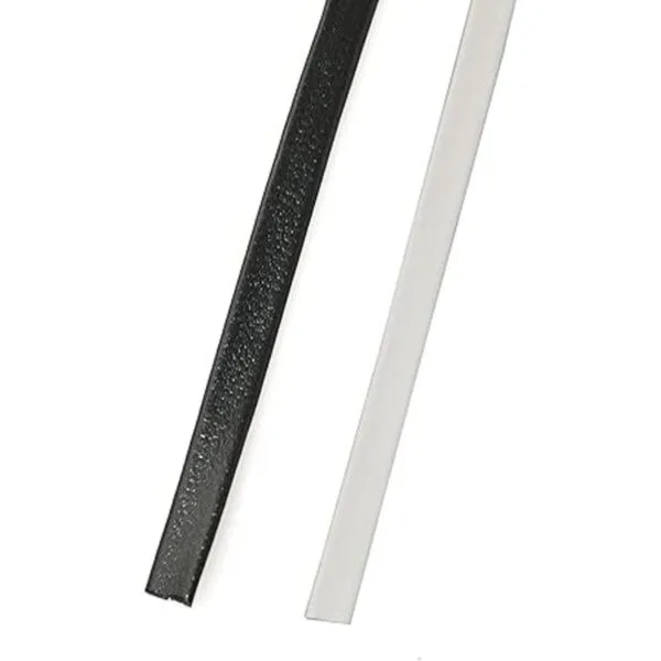 PZRT Cordón plano de piel sintética de 4 yardas de largo_5