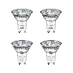 Ahevo GU10 Bombilla halógena de 120 V 25 W cubierta de_1