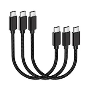 Cable de carga rápida USB C a USB C de 60 W paquete de 3_1