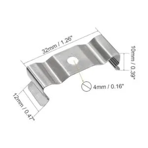 uxcell T5 Soporte para lámpara de tubo fluorescente_4
