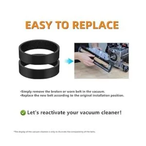 JEDELEOS Correas de repuesto compatibles con la aspiradora_4