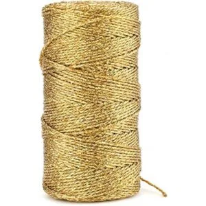 Cordel decorativo metálico para panaderos de 110 yardas_1