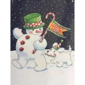 XMYXCRAFT Troqueles de metal de Navidad muñeco de nieve y_6