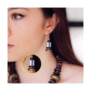 20 cuentas espaciadoras de acero inoxidable ranuradas con_7