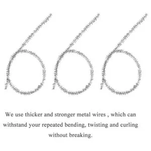 HAHIYO 70 unidades de limpieza de tuberías plateadas de 12_5