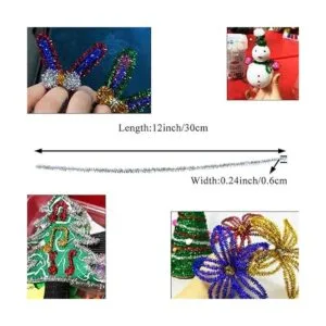 HAHIYO 70 unidades de limpieza de tuberías plateadas de 12_3