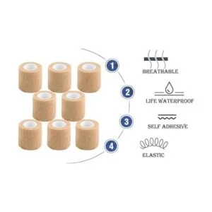 Envoltura de vendaje autoadhesiva vendajes cohesivos_6