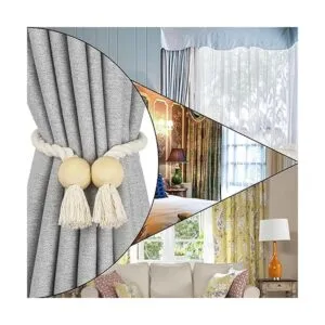 Nieffeiy Paquete de 2 cintas magnéticas para cortinas de_6