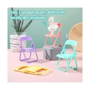 Mini silla plegable para teléfono celular 4 piezas_7