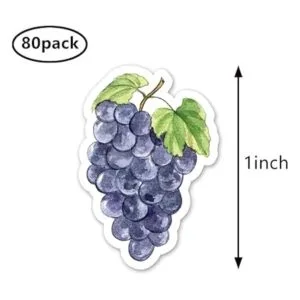 Pegatinas de uvas de 1 pulgada para álbumes de recortes_2