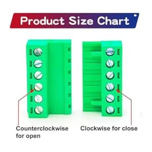 Keszoox Juego de 2 conectores macho y hembra de paso de_4