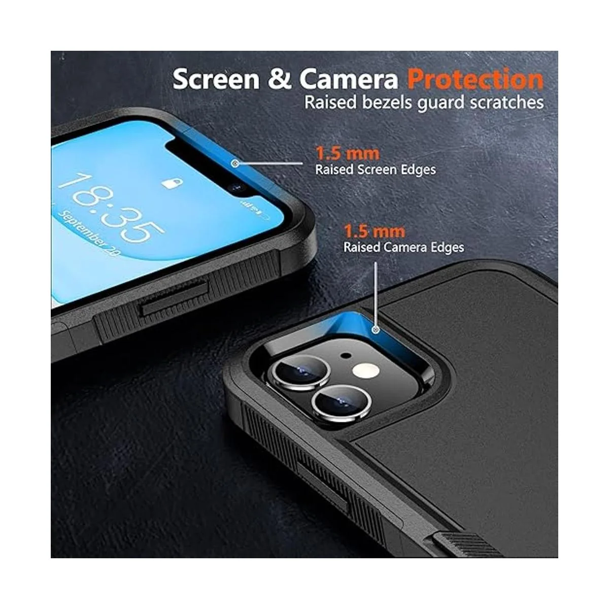 SPIDERCASE Funda a prueba de golpes para iPhone 11_5