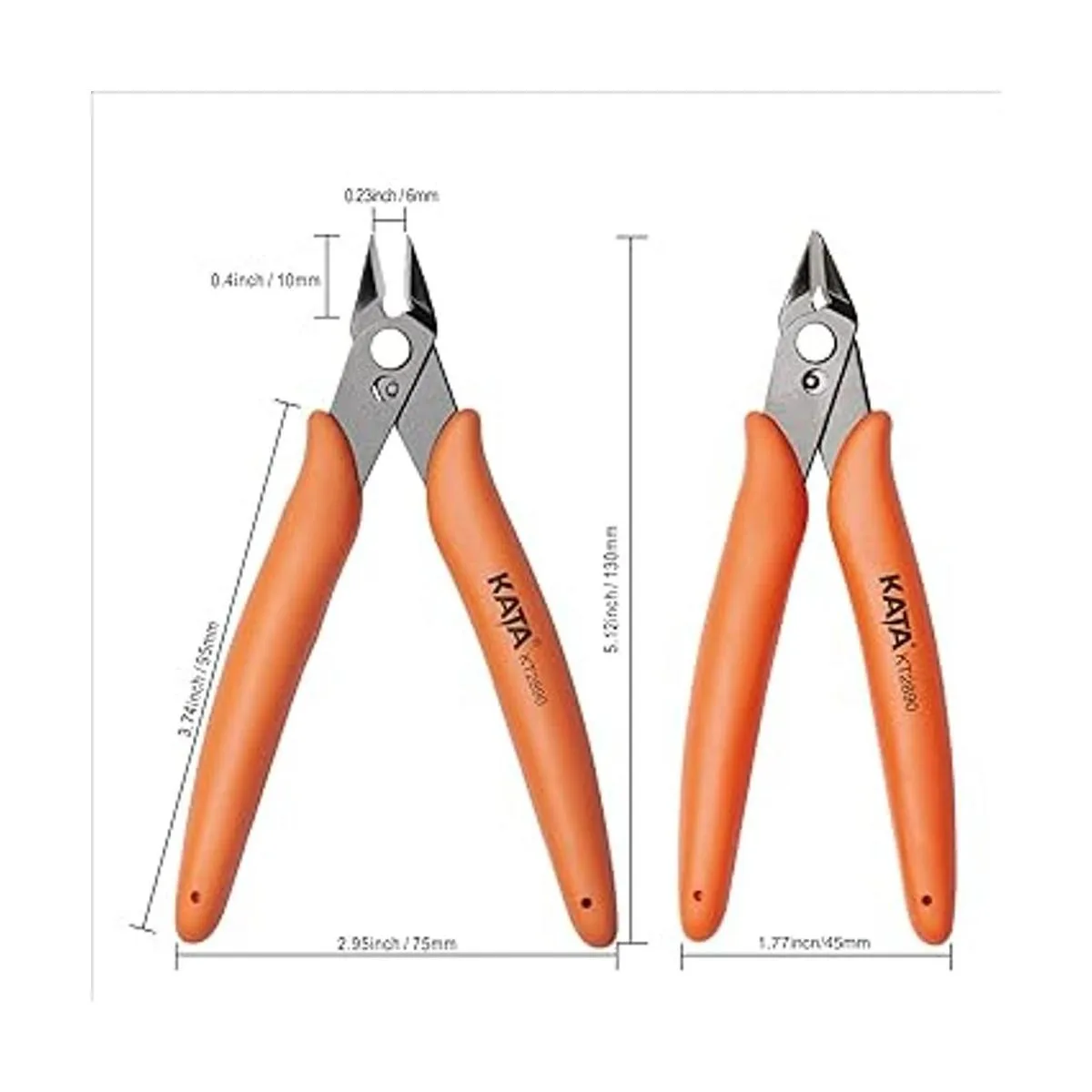 KATA 2Pack Micro Wire CutterPrecison Electronics Flush_2