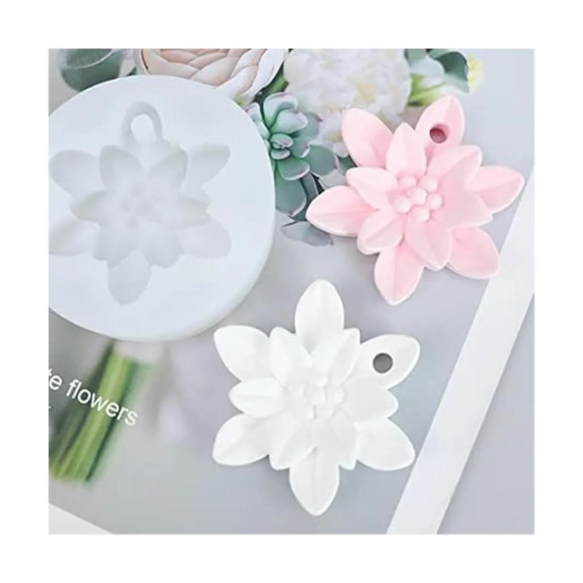 Cestony Molde de silicona de resina epoxi para colgar en_3