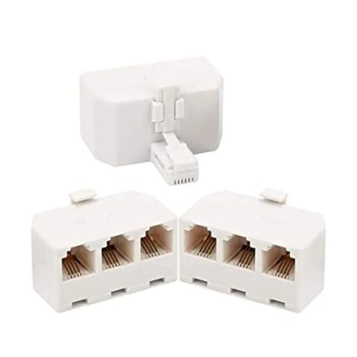 Divisores de teléfono de tres vías hembra 1 macho a 3_1