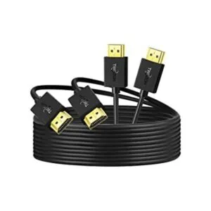 Twozoh Cable HDMI delgado de 1 pie paquete de 2 unidades_1