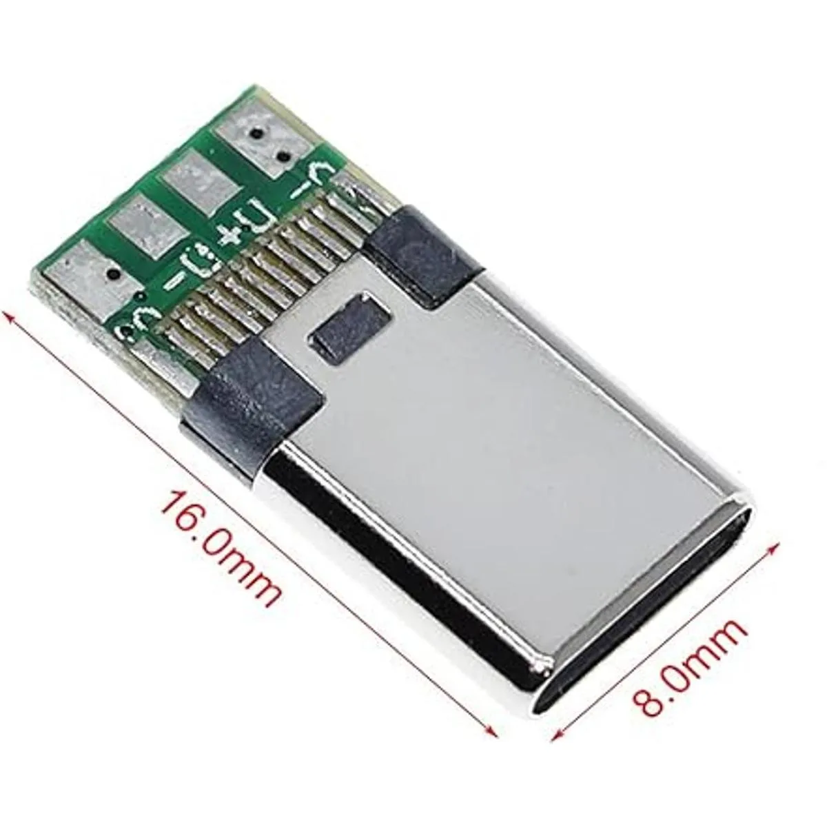 ANMBEST 10 conectores USB 3.1 tipo C 24 pines enchufe_3