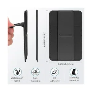 WWW Tarjetero con soporte para la parte posterior del_5