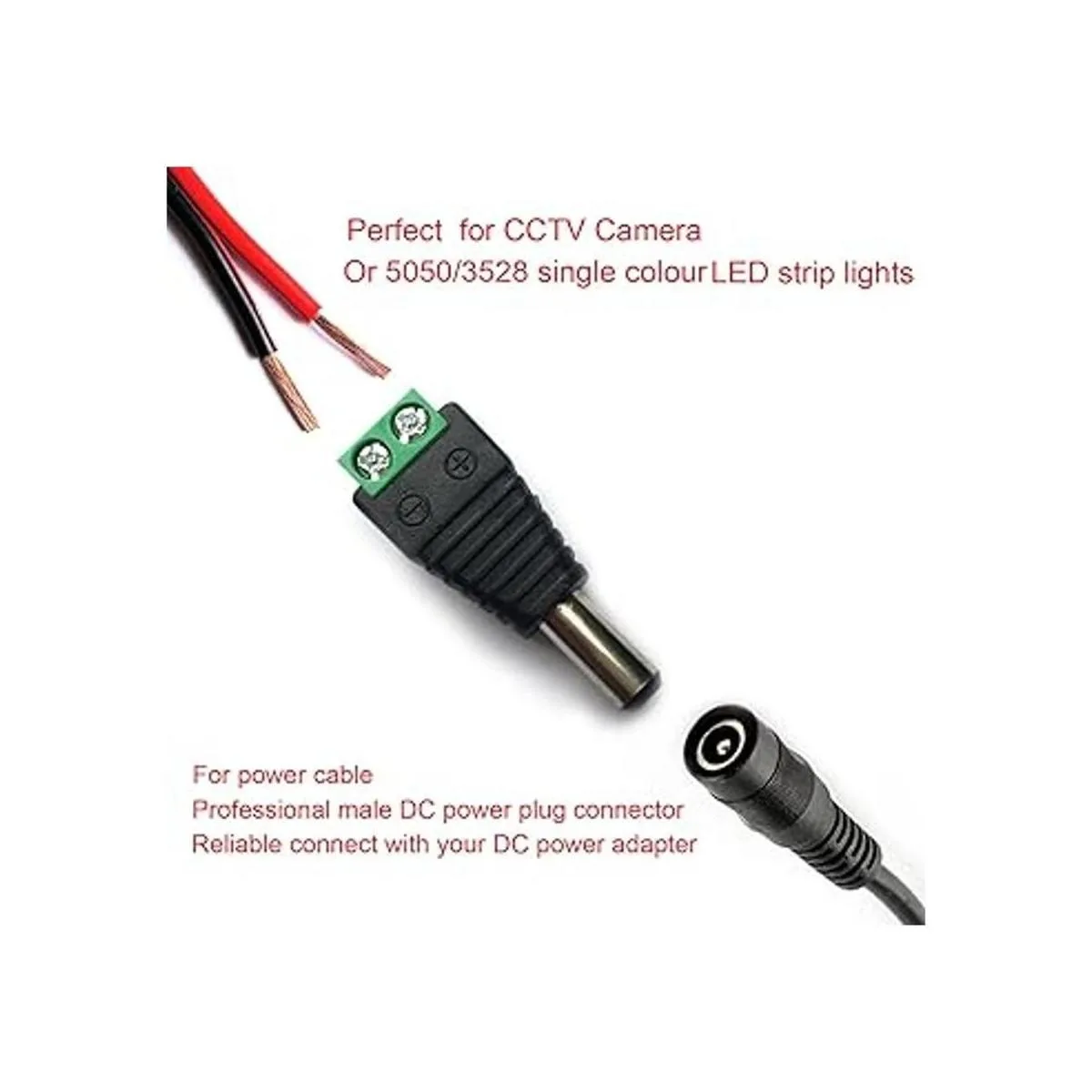 DAYKIT 10 pares de adaptadores de enchufe de alimentación_3