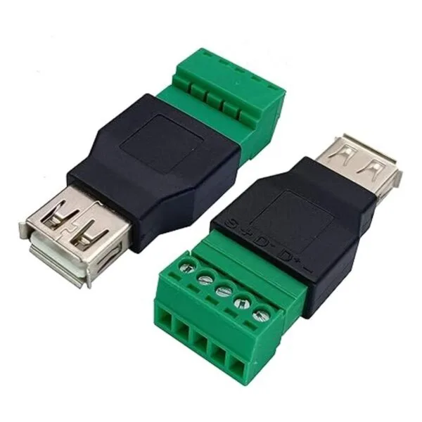 AAOTOKK USB 2.0 A Tornillo Terminal Block Adaptador USB_4