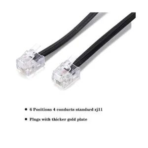 Cable de extensión de teléfono de 15 pies con enchufes_3