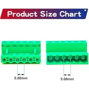 Keszoox Juego de 2 conectores macho y hembra de paso de_3