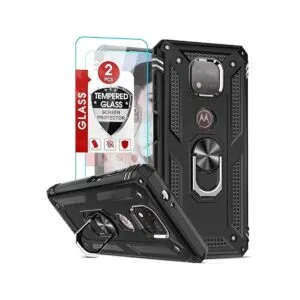 LeYi Funda para Moto G Power 2021 con protector de_1