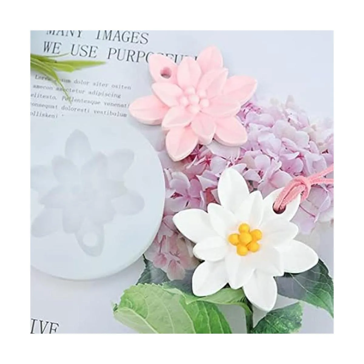 Cestony Molde de silicona de resina epoxi para colgar en_4