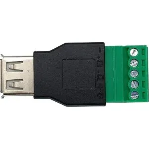AAOTOKK USB 2.0 A Tornillo Terminal Block Adaptador USB_5