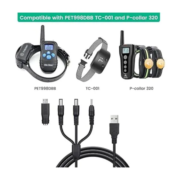 Cargador de collar de choque de repuesto para Petrainer_2