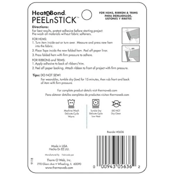 HeatnBond PeelnStick Rollo adhesivo para fusibles de tela_4