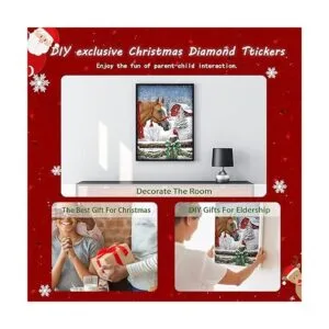 Kits de pintura de diamantes de Navidad kit de pintura de_5