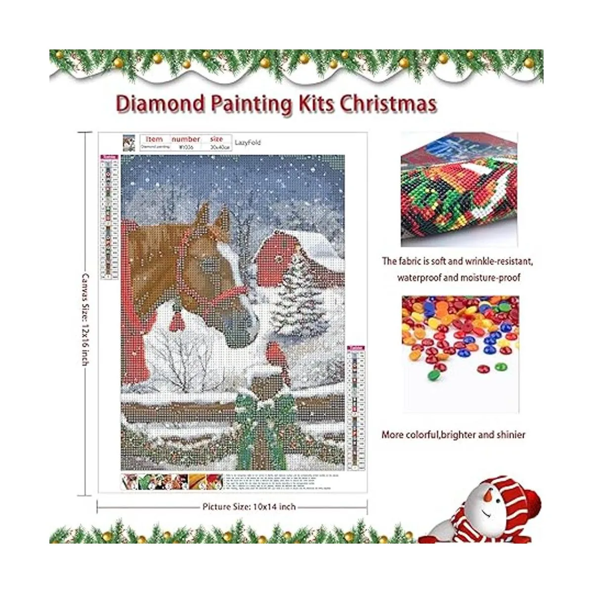 Kits de pintura de diamantes de Navidad kit de pintura de_4