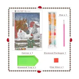 Kits de pintura de diamantes de Navidad kit de pintura de_6