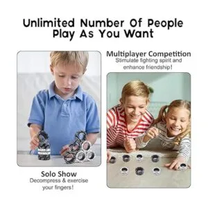 Chnaivy Juego de 6 anillos magnéticos giratorios_6