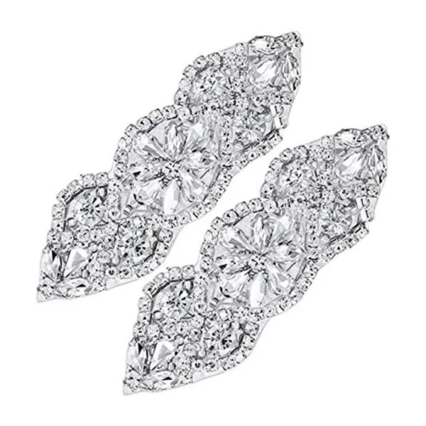 Paquete de 2 apliques de diamantes de imitación paquete_1
